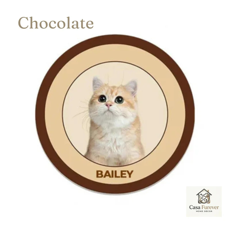 Custom Pet Portrait Rug - Personalized Dog & Cat Photo Rug for Pet Lovers