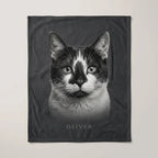Custom Pet Photo Fleece Blanket | Personalized Dog & Cat Blanket |CasaFurever