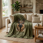 Custom Pet Photo Fleece Blanket | Personalized Dog & Cat Blanket |CasaFurever