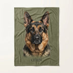 Custom Pet Photo Fleece Blanket | Personalized Dog & Cat Blanket |CasaFurever