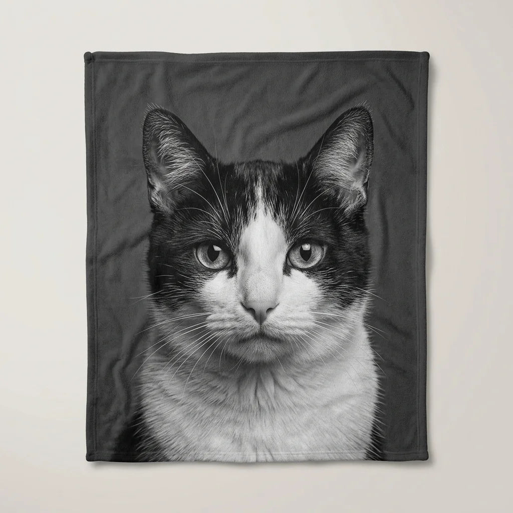 Custom Pet Photo Fleece Blanket | Personalized Dog & Cat Blanket |CasaFurever