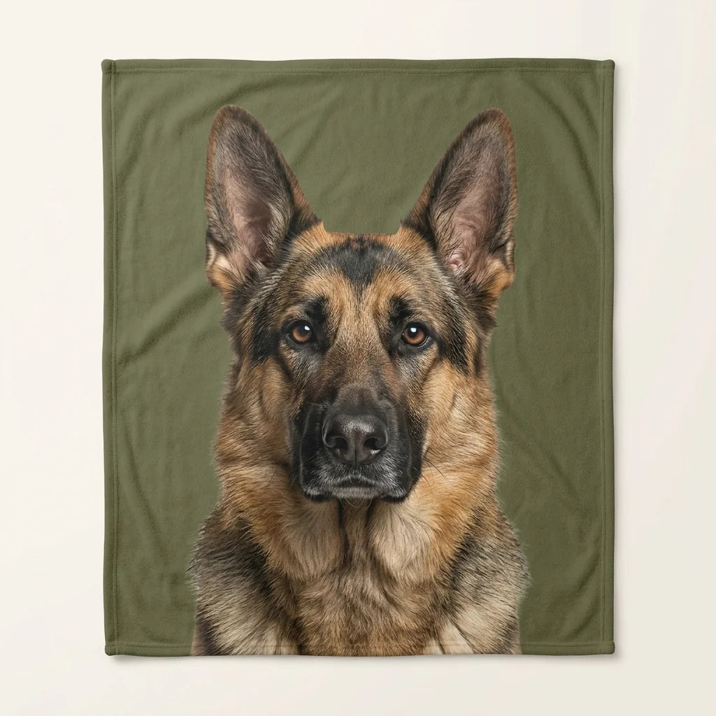 Custom Pet Photo Fleece Blanket | Personalized Dog & Cat Blanket |CasaFurever