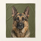 Custom Pet Photo Fleece Blanket | Personalized Dog & Cat Blanket |CasaFurever