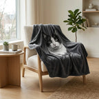 Custom Pet Photo Fleece Blanket | Personalized Dog & Cat Blanket |CasaFurever